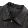 Septwolves Men's Sheepskin Embossed Leather Jacket