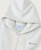 Women'S Small Script Logo Loose Fit Fleece Hoodie Oatmeal