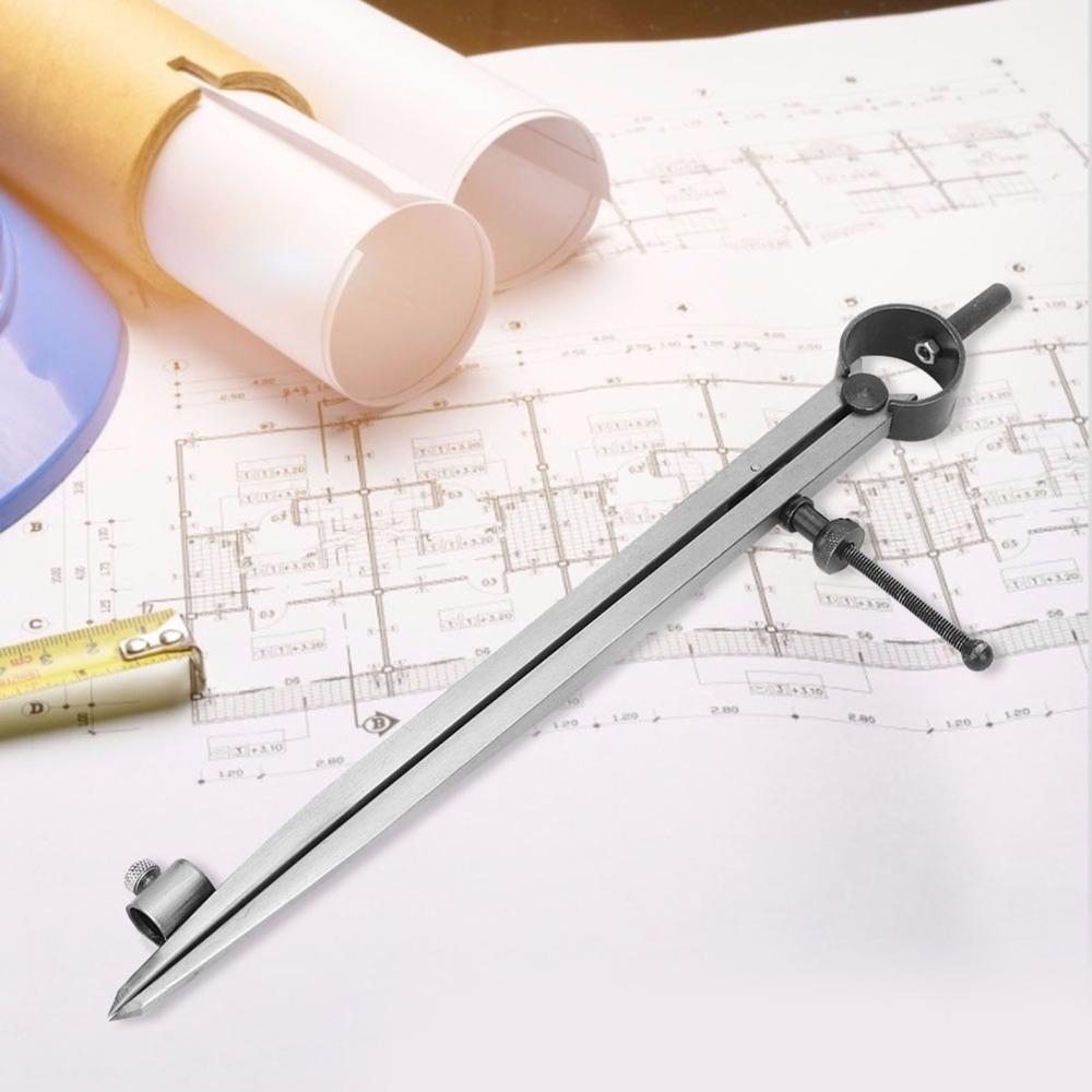 Pencil Holder Wing Divider Compass Rotating Joint Professional Carpenter Compass For Students