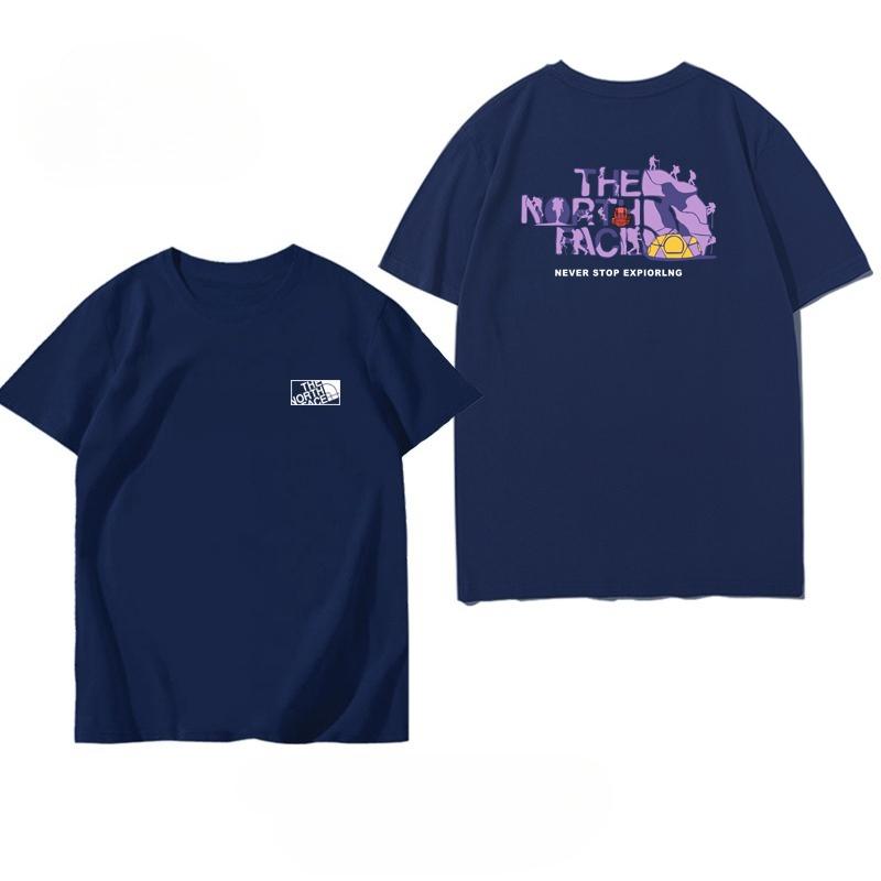 Outdoor Wander-T-Shirts, Kurzarm Reine Baumwolle Paar Sommerbekleidung, Sport Klettern Halbarm
