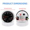 85mm 3 IN 1 Gauge 120kmh 200km/H GPS Speedometer+Fuel Level Meter+Voltmeter VOLT Speed Meter For 12V 24V Car Marine Boat Truck
