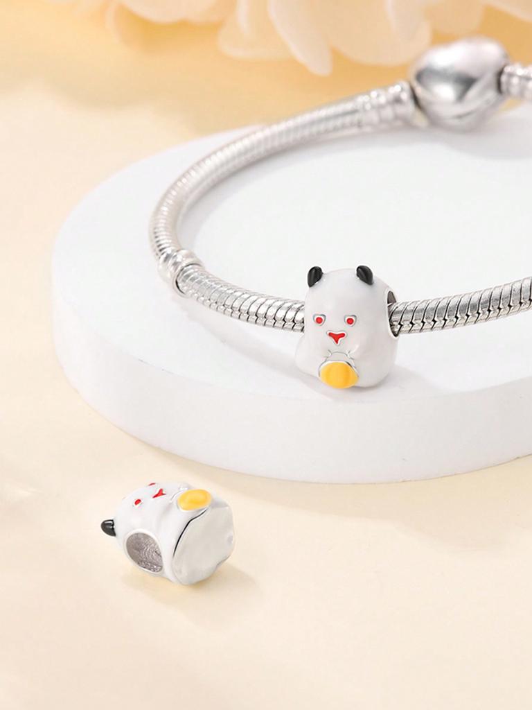 Copper Plated Original Charms Halloween Skull Beads Fit Bracelet Women'S Jewelry Gift