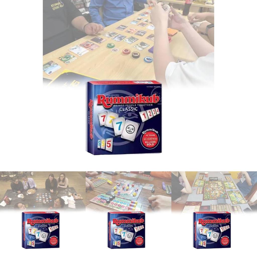 High Quality Blue Israeli Mahjong English Board Games With Vibrant Plastic Design