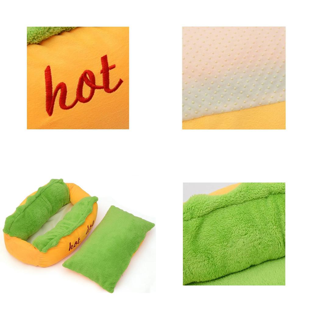 Gemütliches und stilvolles Haustierbett für Hunde und Katzen mit herausnehmbarem waschbarem Kissen