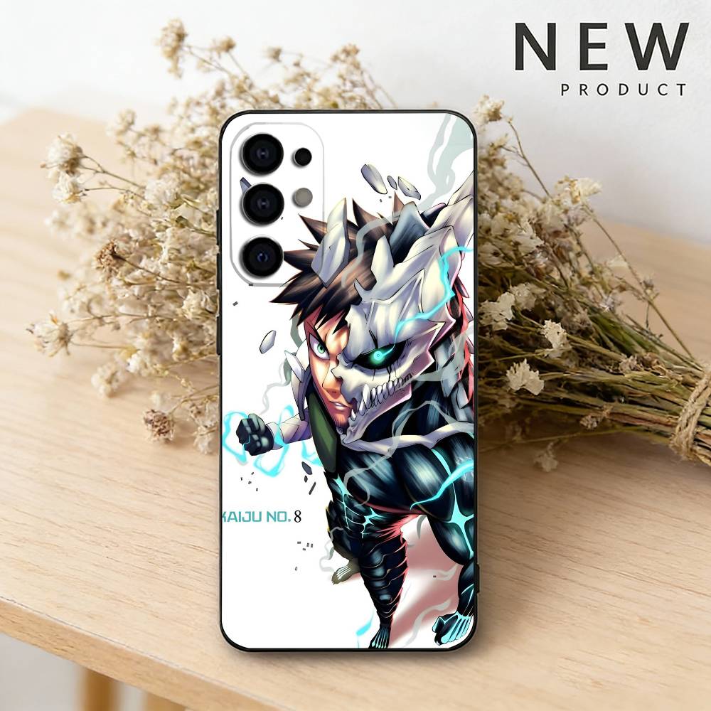 Hot K-Kaiju No8 Anime Phone Case For Samsung S26,25,24,23,22,21,20,30,Ultra,Plus,Fe,Lite Black Shell