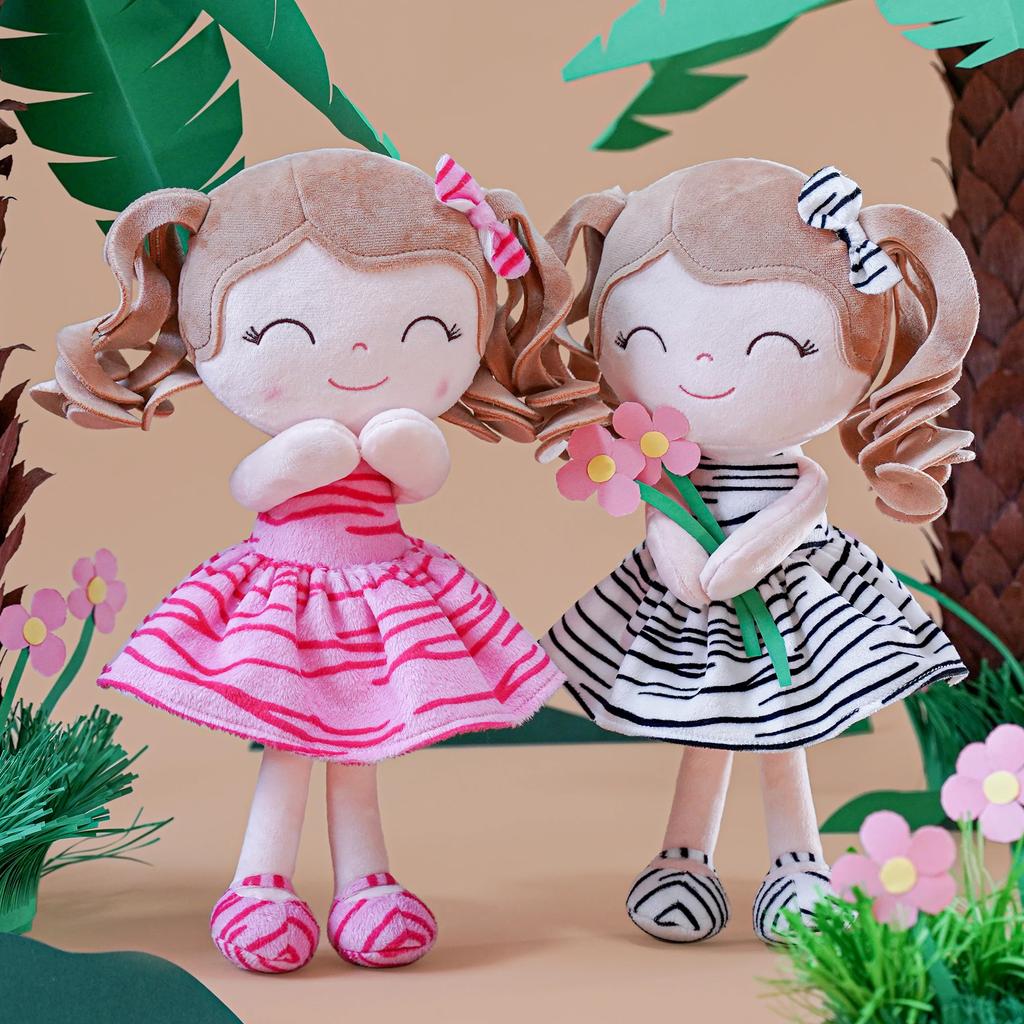 Plush Doll Curly Hair Doll New Design Animal Toys