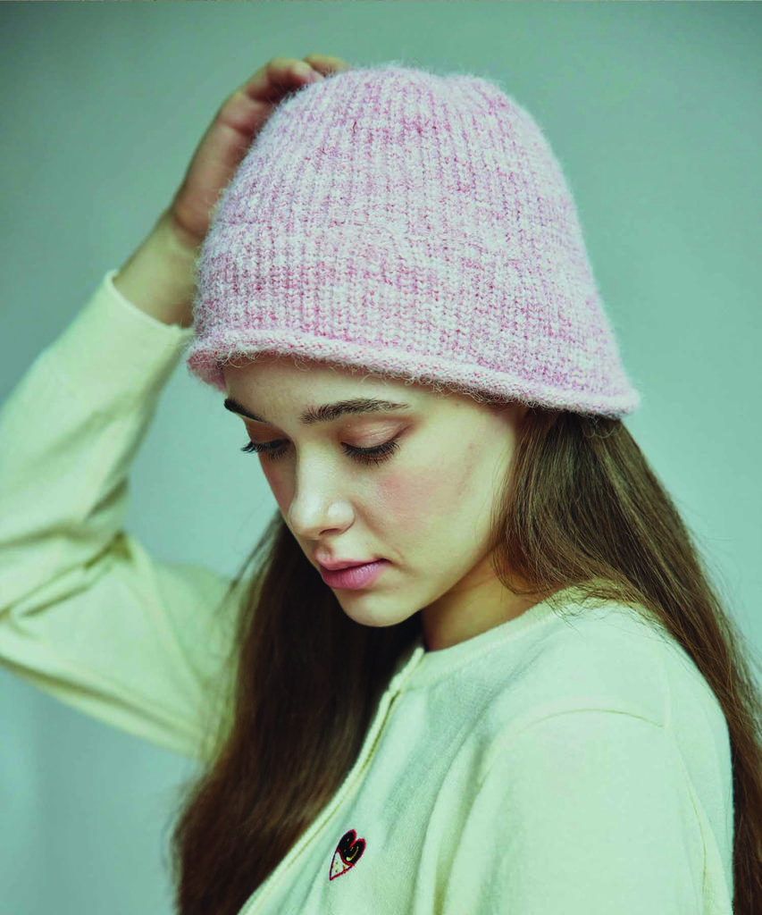 MOLLY'S MOMENT Hairy Bucket Hat_Pink