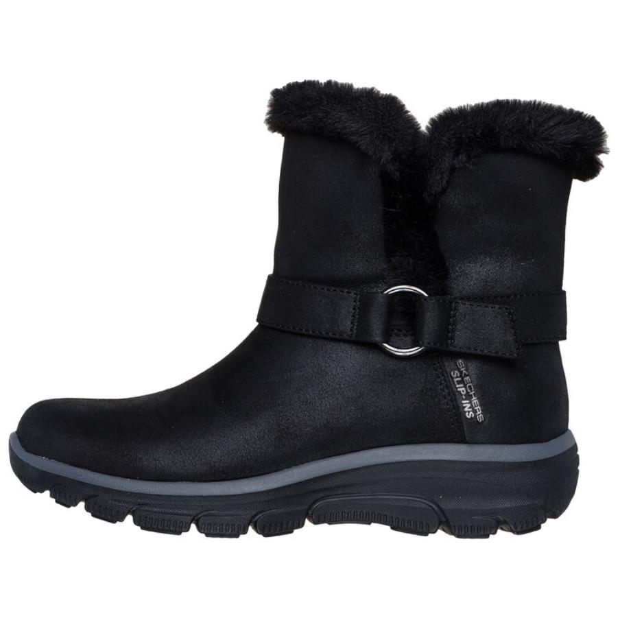 Skechers Slip Ins Easy Going Dreamers Move Comfortable Versatile Short Boots Women boots Black 168045-BLK 36