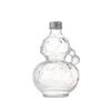 High-Value Blessings & Wealth 500ml Transparent Thick Glass Fruit Wine Bottle