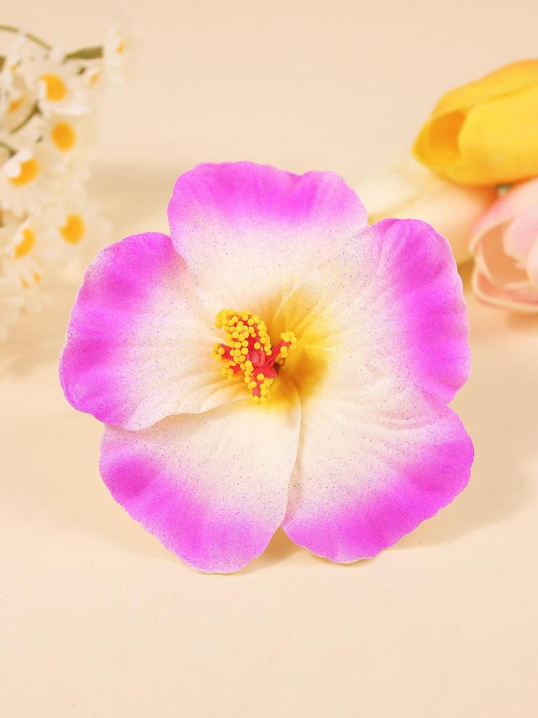9cm EVA Frangipani Hibiscus Havajská Kvetinová Brošňa Pokrývka Hlavy Sušené Kvetinové Doplnky