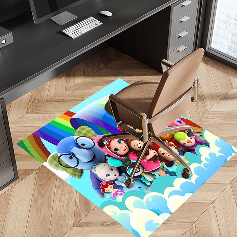 Rainbow Ruby Printed Absorbent Washable Carpet, Non-Slip Bathroom Mats, Kitchen Rugs, Yoga Mat,Living Room Entrance, Camping Picnic Rugs