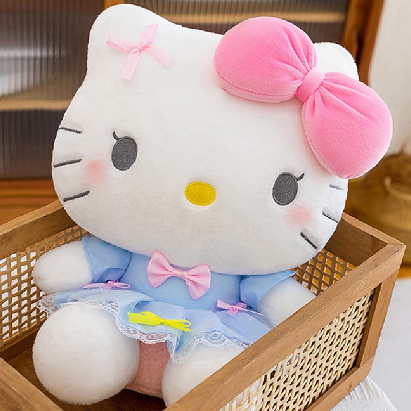 Cute Dress Bow Plush Doll Toy Pillow Children Toy For Gift Kid