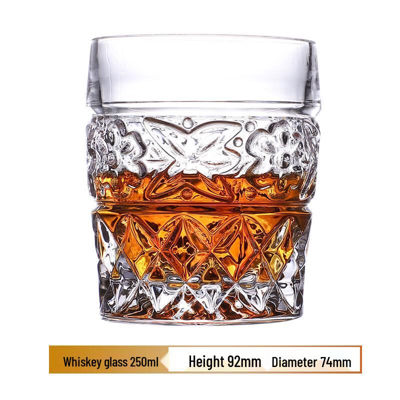 HA European Style All-Purpose Glass Tumblers (2-Pack)
