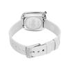 BERING Pebble Watch 18034-007 - White Mesh Stainless Steel - Sapphire Crystal