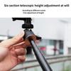 Aluminum Alloy Extendable Tripod Selfie Stick Lightweight for Action 6 Camera Photography Vlog and Travel Adventure