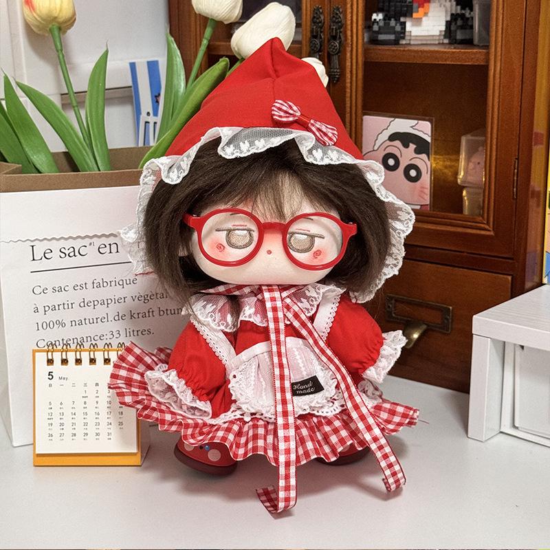 20cm Cotton Girl Doll Dress - Cute Chubby Body Outfit In Stock