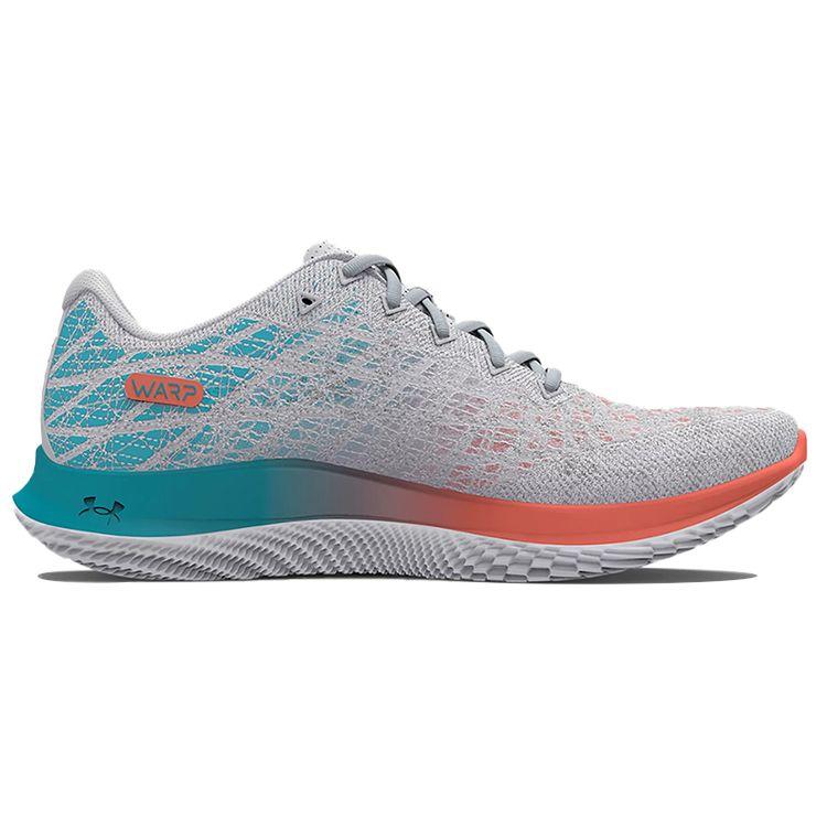 Under Armour Flow Velociti Wind Halo Grey Fresco Blue Women Sneakers 3024911-103