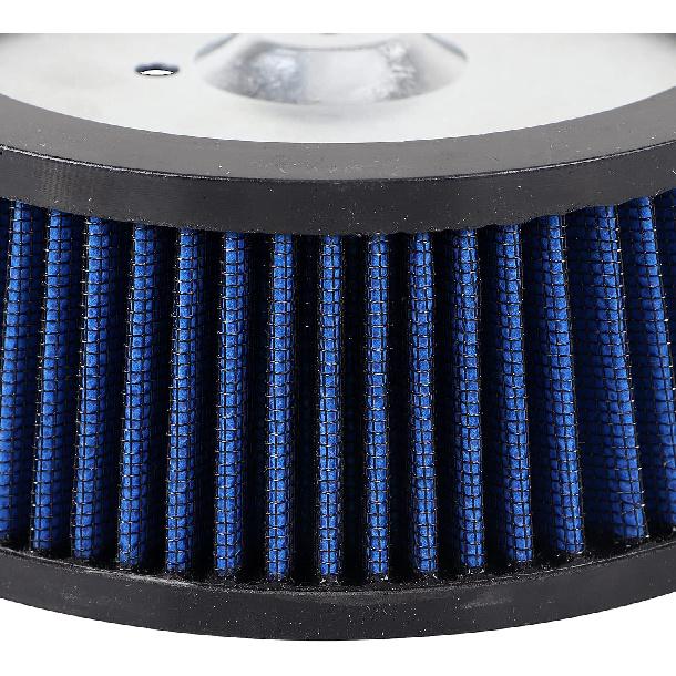 Sucker Air Cleaner Element Replacement For Harley Dyna 1999-2017 Softail 2000-2015 Touring 1999-2007, Blue (Except 2008-2016 Touring/Trike)