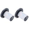 2PCS Robot Vacuum Filters Detachable Robot Vacuum Filters for Rowenta ZR009007 RH9890WO RH9879WO X