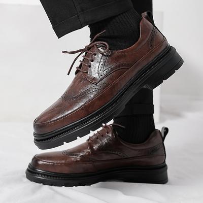 Mode Heiß verkaufende neue Modelle Brogue Business Herrenschuhe Trendige und vielseitige Stile Hochzeit Büro Outdoor Party Spaziergang Herrenschuhe