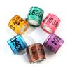 20Pcs Pigeon Foot Ring With Word 2025 Quality Durable Bird Ring Multicolor