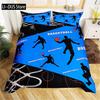 Duvet Cover Kids Basketball Bedding Set Cool Sport Theme Comforter Cover For Boys Teens Gifts Duvet Cover For Bedroom Decoration