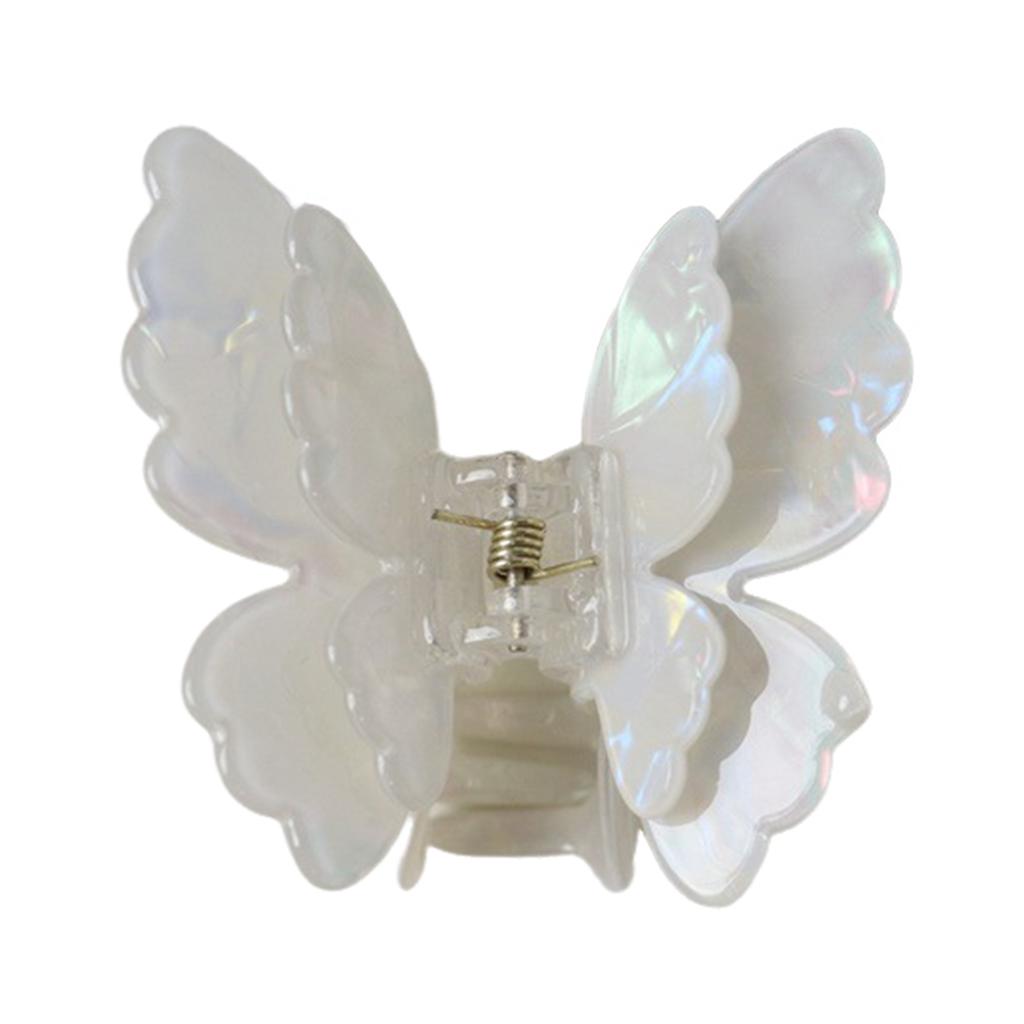 Butterfly Hair Claw for Women Acrylic Handmade Back-of-Head Shark Clip Hair Accessories
