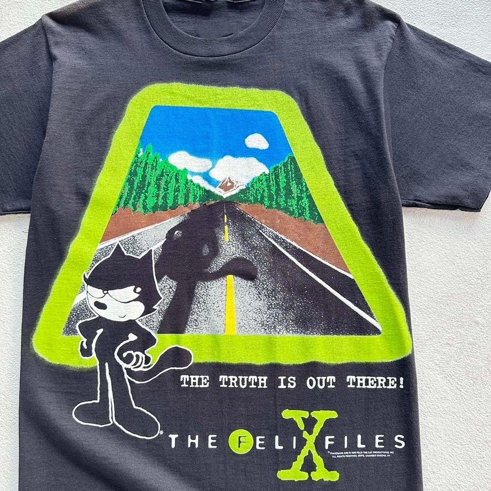 

Crazy Vintage Felix The Cat 1995 X-Files Gift For Fan S to 5XL T-shirt D028 Unisex T-Shirt XL