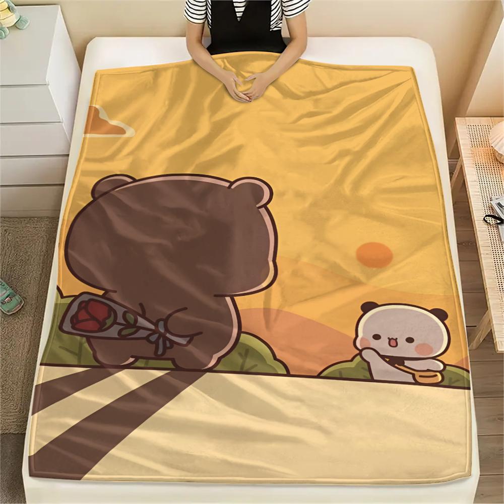 

1 шт. Фланелева ковдра з мультяшним принтом, Висока якість, Зручна для всіх сезонів, Декор для дому, Тепло та затишок, Ідеальний подарунок на Різдво, День народження 80cm x 120cm