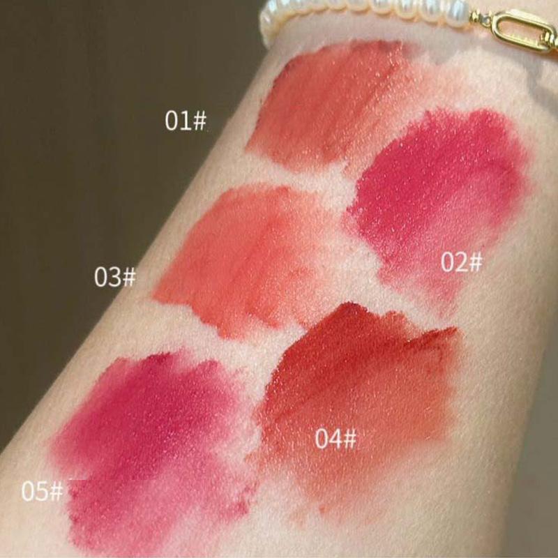 HERORANGE Air Cheese Velvet Lip Tint — Matte Finish, Skin-Tone Enhancing, Long-Wearing, Highly Pigmented,