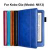 6 Inch E-Reader Case Leather Shell Premium Folio Cover for Kobo Glo