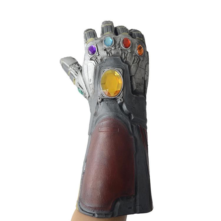 Halloween mask latex headgear Avengers4 Final Battle Thanos helmet, hood, gloves, bar party Thanos  gloves43027