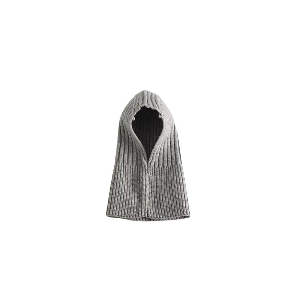 Plush Children Hooded Hat Wool Kids Balaclava Hat Simple Scarf Integrated Hat  Kids Accessories