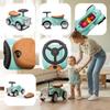 Retro Racing Ride-on Walker Pusher for Children Mint