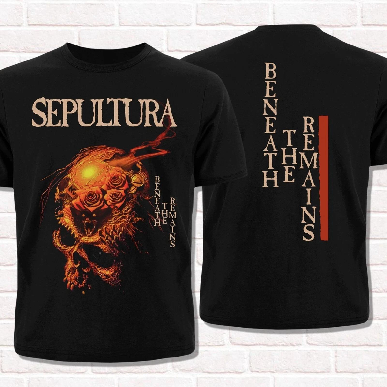 

Sepultura T-Shirt Beneath The Remains 1989 Thrash Death Metal Groove Metal Summer Cotton Cotton Best Selling Round Neck soft tee 4XL