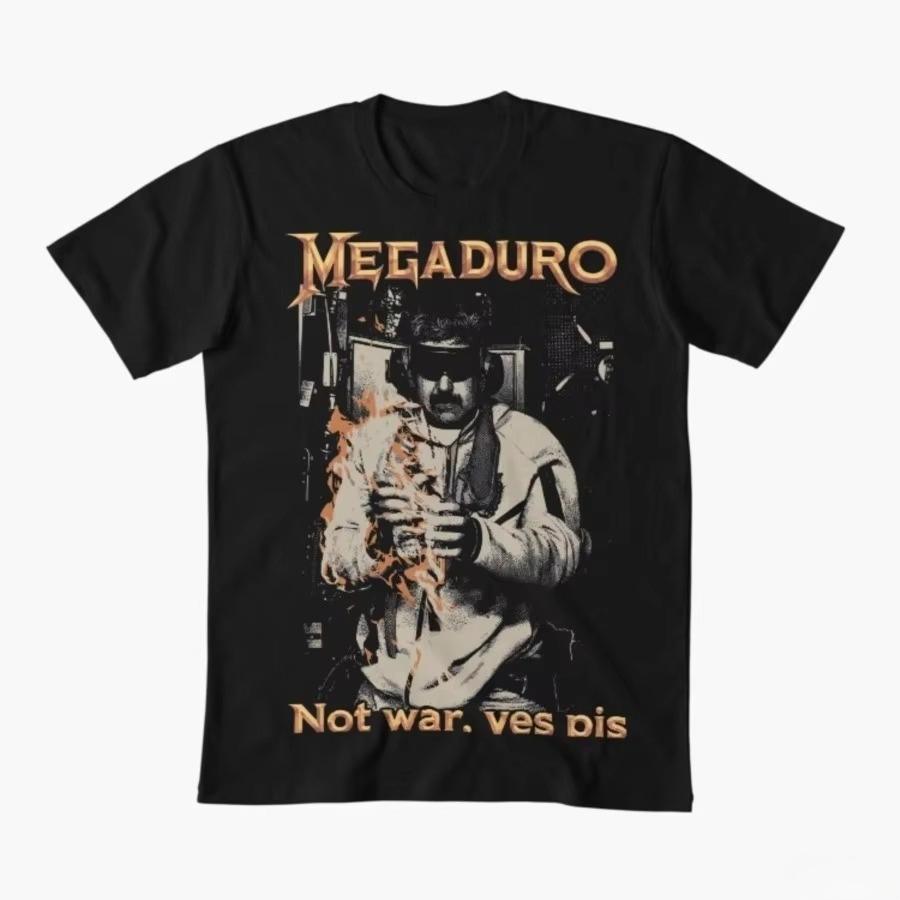Megaduro Not War Yes Pis Political Parody T-shirt for Men Women Cotton T Shirts Short Sleeve Top Gothic Cotton Oversized T-shirts 4XL
