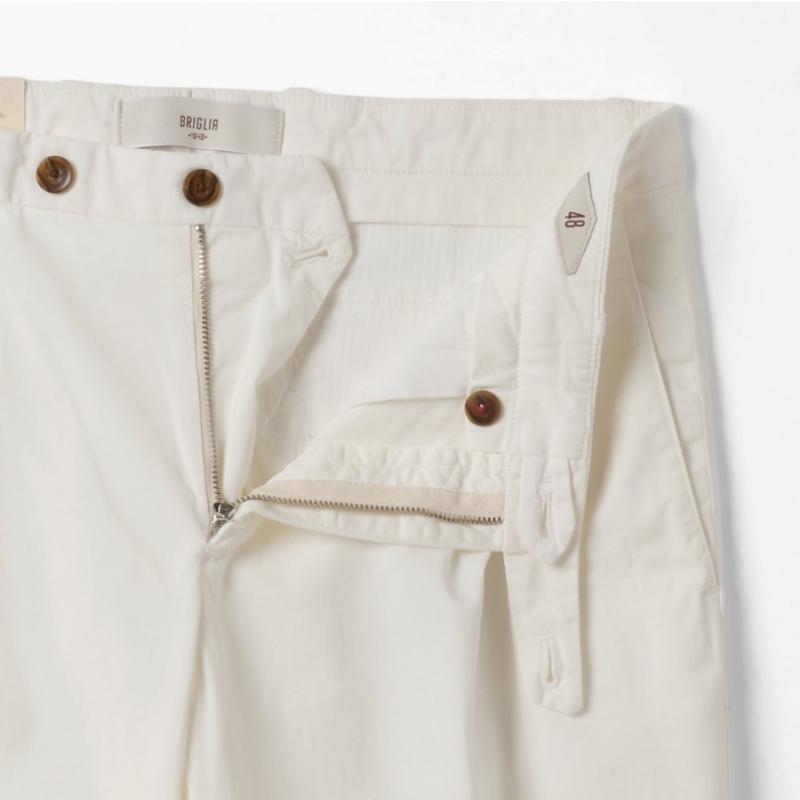 Briglia Bg02 2pleats Pants White Iaf1m30000a00
