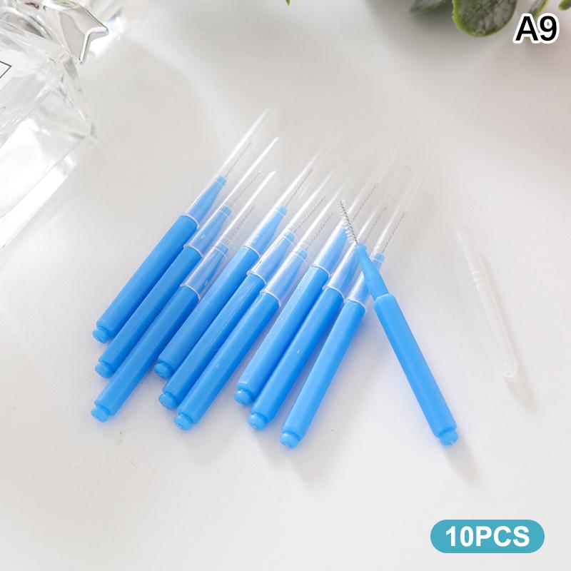 10Pcs Shower Head Cleaning Brush Small Hole Cleaner Tool Anti- Clogging Mini Crevice Bristle For Nozzle Gap Bathroom Automotive