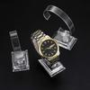 12/20pcs Watch Display Stand Holder Clear Plastic Round Transparent Bracelet Stand Multipurpose Tabletop Watch Jewelry Organizer