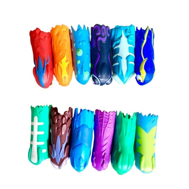5PCS Slugterra 1 Play Gun's AMMO Soft Rubber Bullet for Slugterra Gun Bullet Terra Slugterra Gun Toy Figure Kid Xmas Birthday Gift