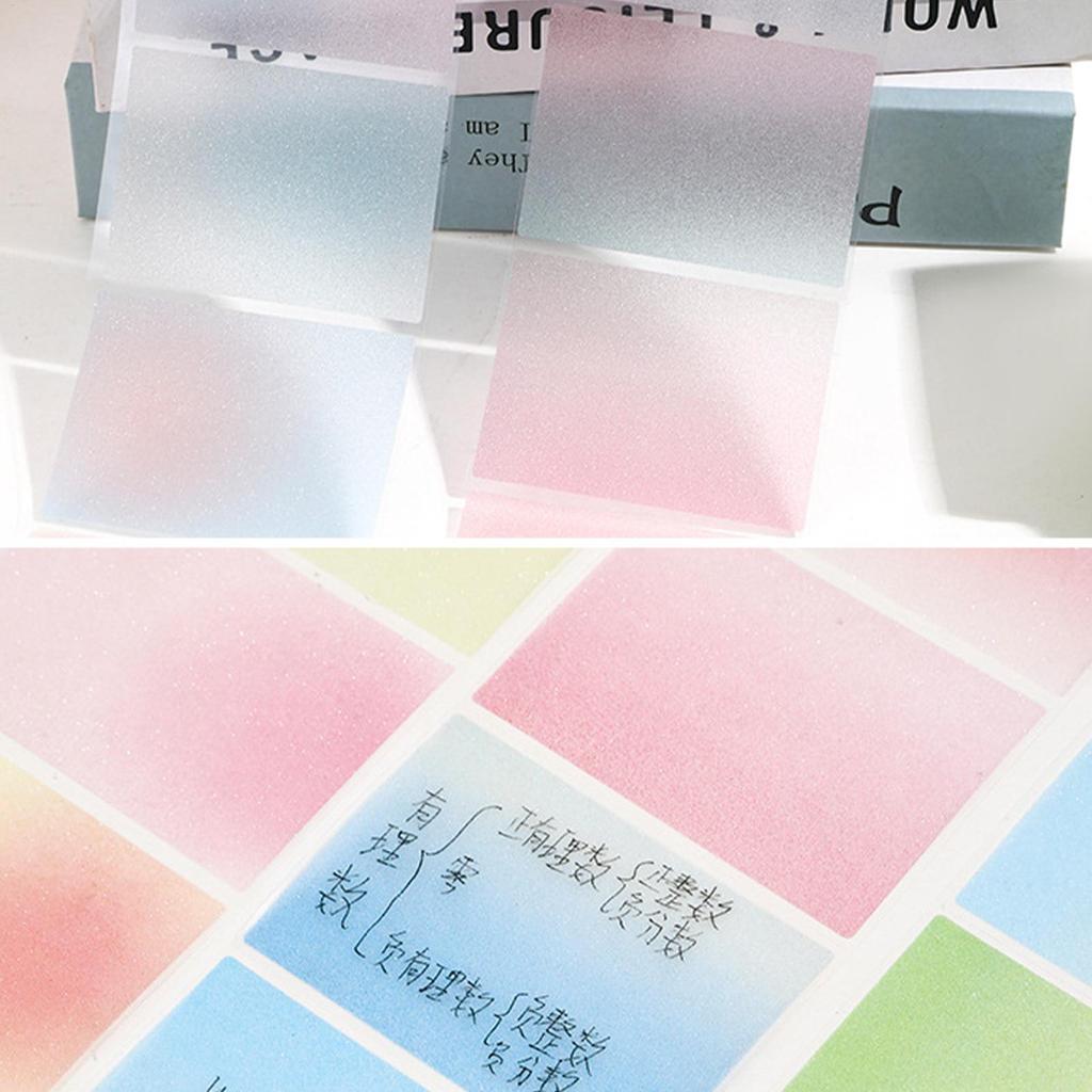 Cute Sticky Notes 105 Sheets Aesthetic Glitter Memo Pads, Decorative Sticky Notes For Journaling School Office Home Book