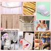 10Yards 3 Rows Rhinestone Chain Trim Sparkly Crystal Diamond Applique  Sewing DIY Craft Decoration Clothing Gift Accessories