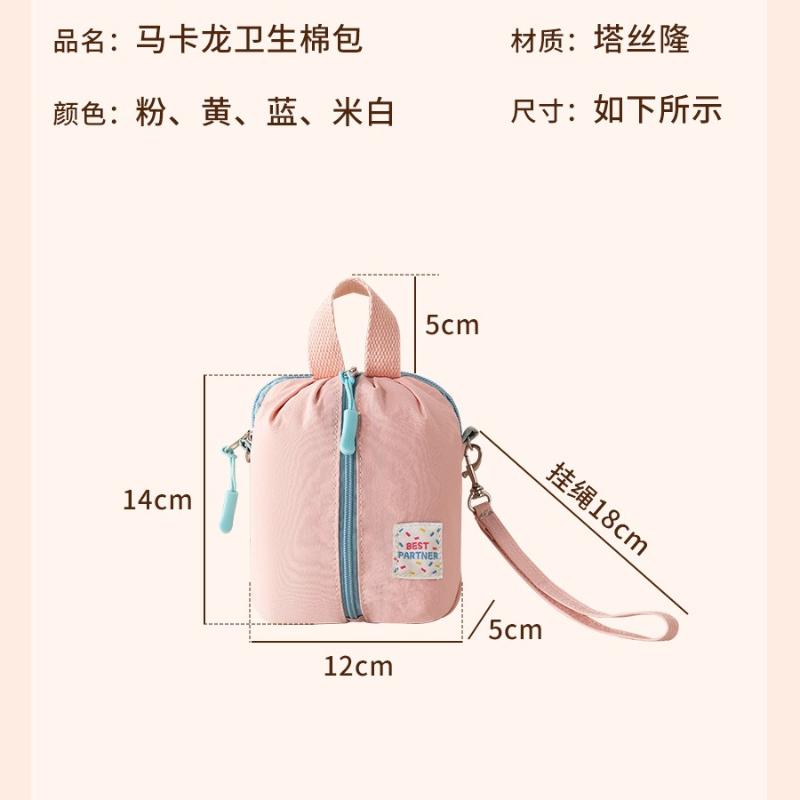 Portable Sanitary Napkin Storage Pouch Hand-held Makeup Bag Sanitary Pad Bag Cosmetics Organizer Travel Organizers Toiletry Bag