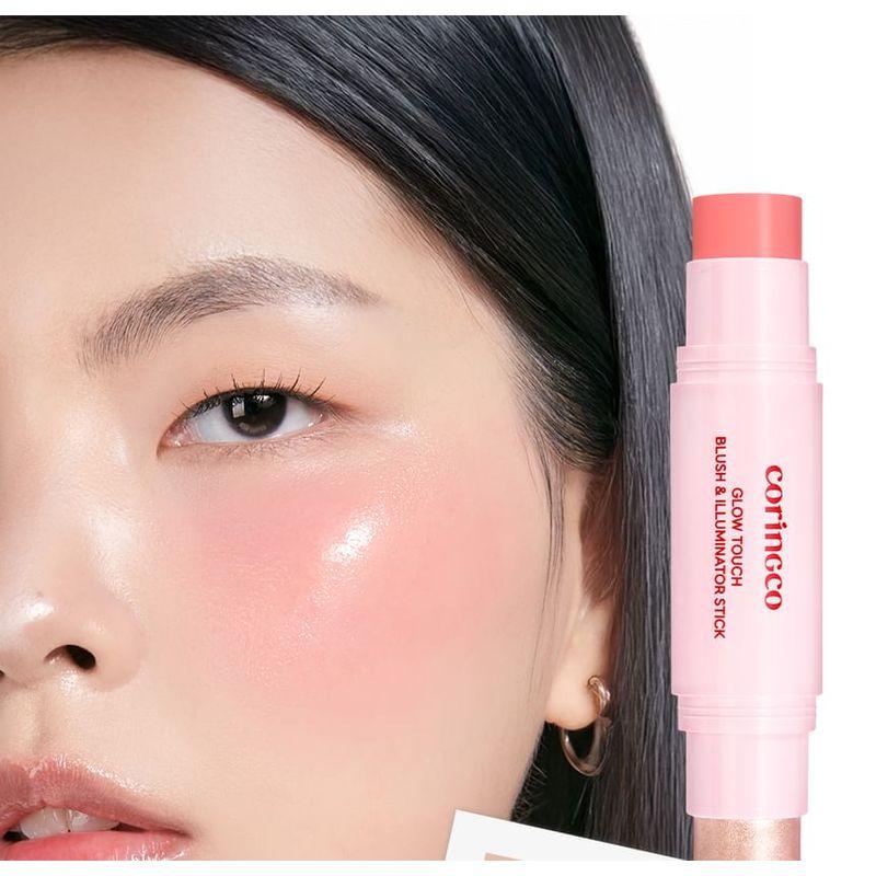 CORINGCO - Glow Touch Blush & Illuminator Stick - 2 Colors