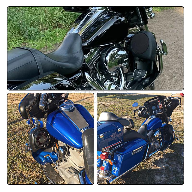 6.5" Speaker Boxes Pod Vented Lower Leg Fairings For Harley Touring Road King Electra Street Glide FLTR FLHX FLHT 1996-2025