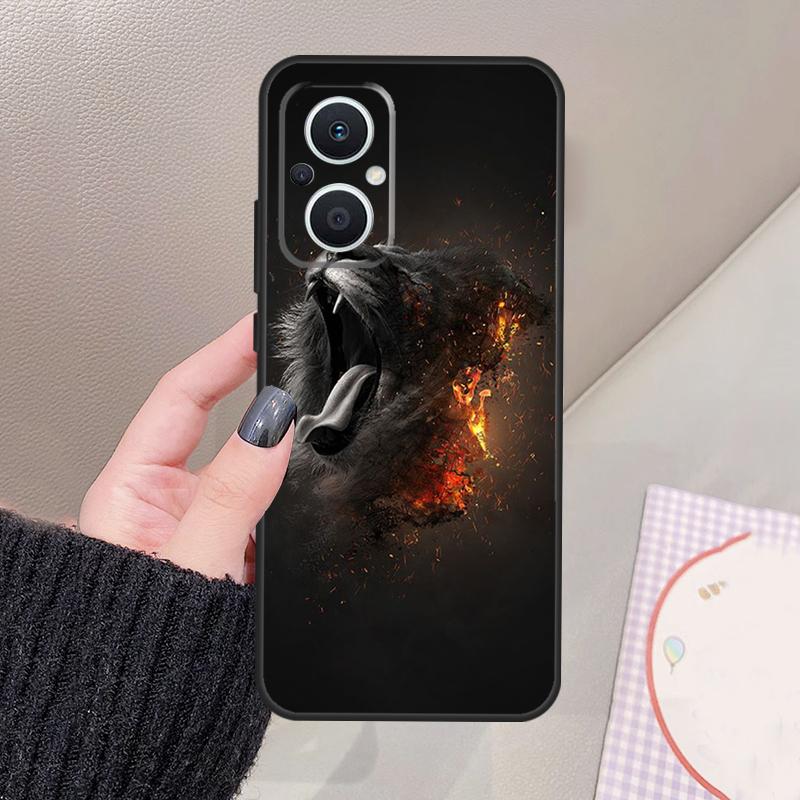 Lions Funda For OPPO Reno 12 14 13 11 10 Pro 11F 12F 13F 14F 7 8 Lite OPPO Find X6 X5 X8 X9 Pro Case