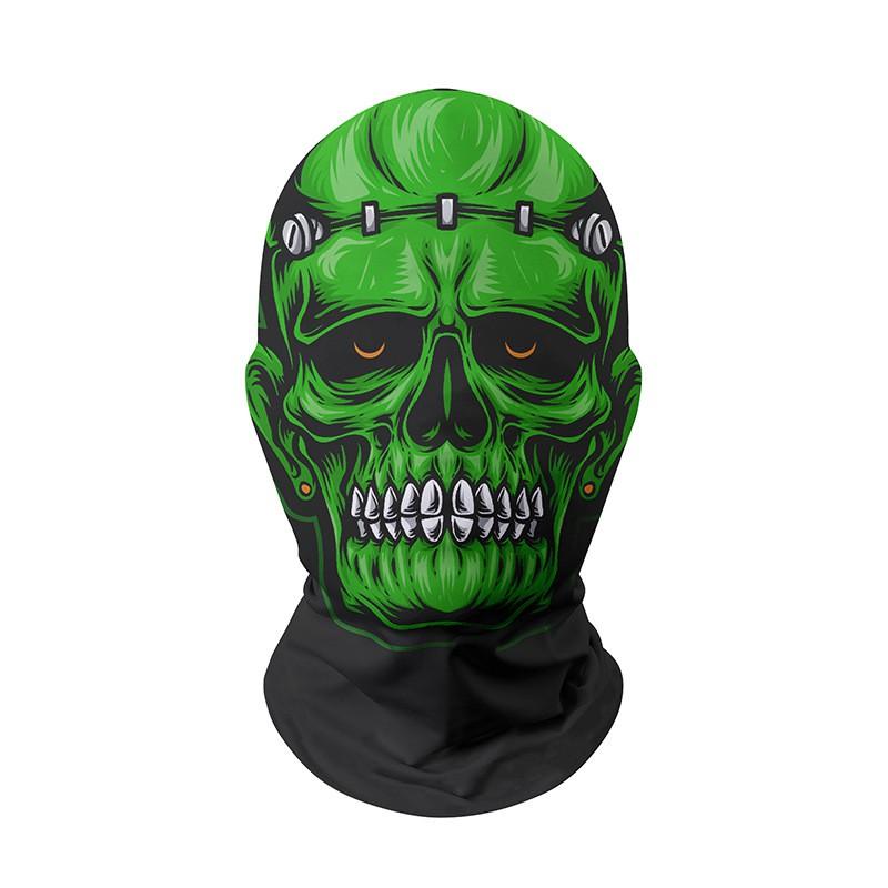 Maschera Integrale in Rete Uomo Donna Ciclismo Motocicletta Costume Divertente Copricapo Traspirante