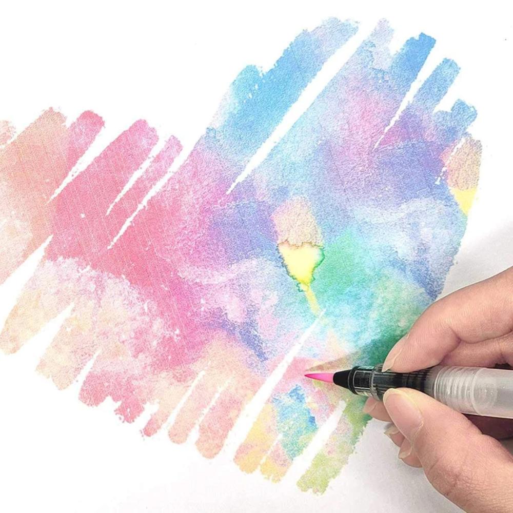 Water Pen Refillable Paint Brush Professional Soft Watercolor Brush Ink Pen  Artist