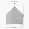 Christmas Grey Hat Chair Back Cover Xmas Chair Decoration Christmas Home Decor