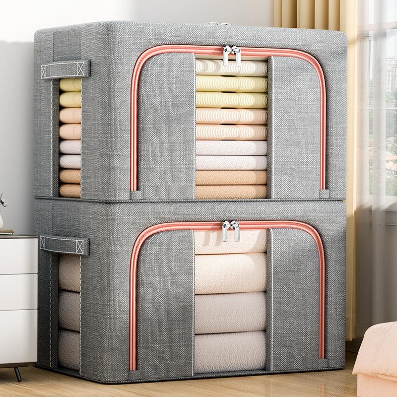 Folding Storage Organizer Storage Box Clothing Large Capacity Down Jacket Quilt Clothing Stowing Tidying Home Organiza